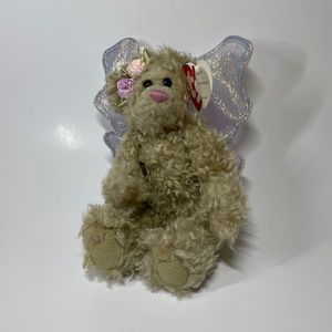 Vintage 1993 Retired TY Rafaella the Angel Bear. The Attic Treasures Collection